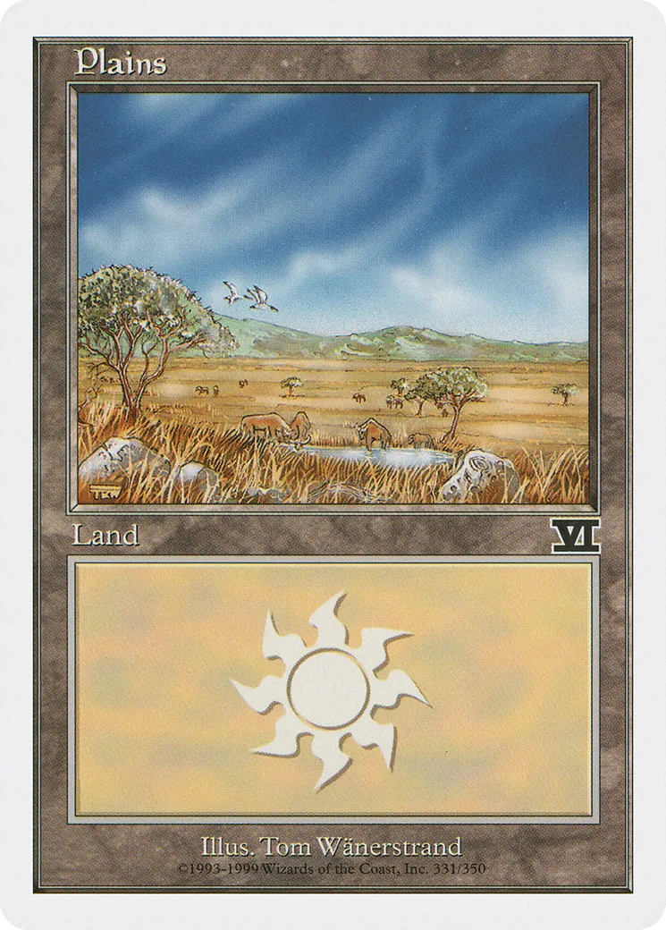 Plains — Classic Sixth Edition — Magic: The Gathering