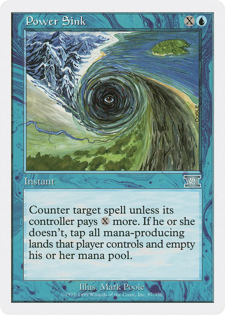 Power Sink — Classic Sixth Edition — Magic: The Gathering