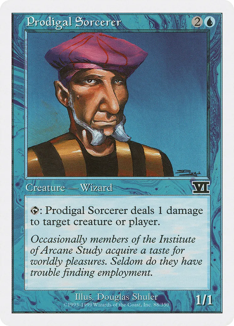 Prodigal Sorcerer — Classic Sixth Edition — Magic: The Gathering