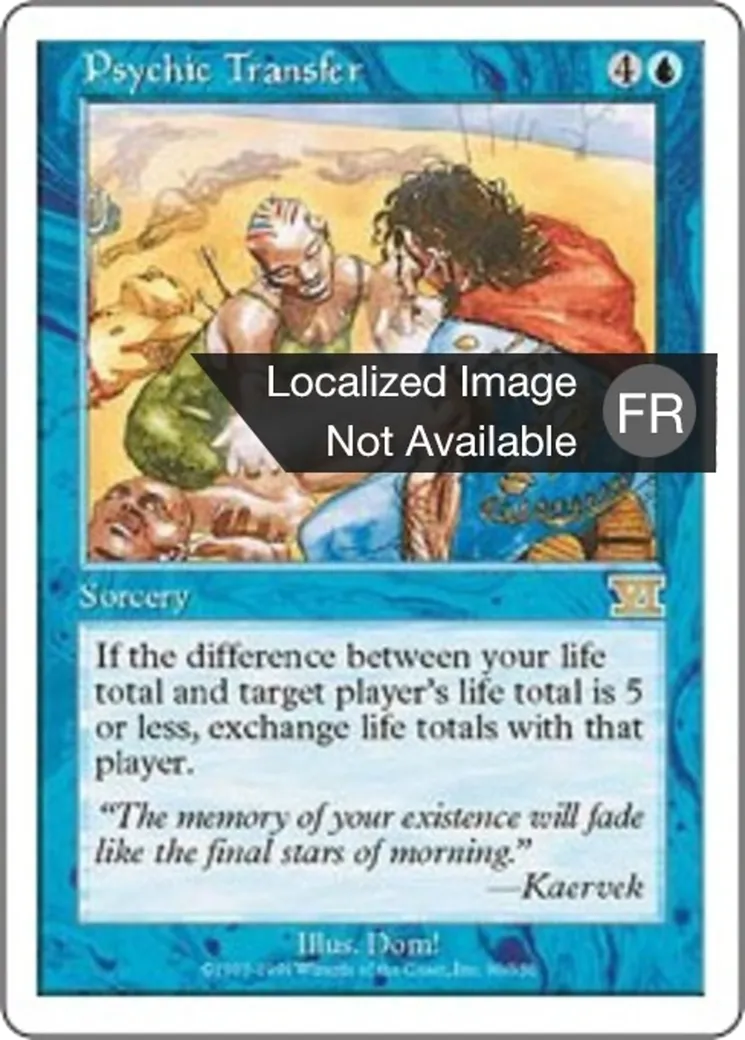 Transfert psychique — Classic Sixth Edition — Magic: The Gathering