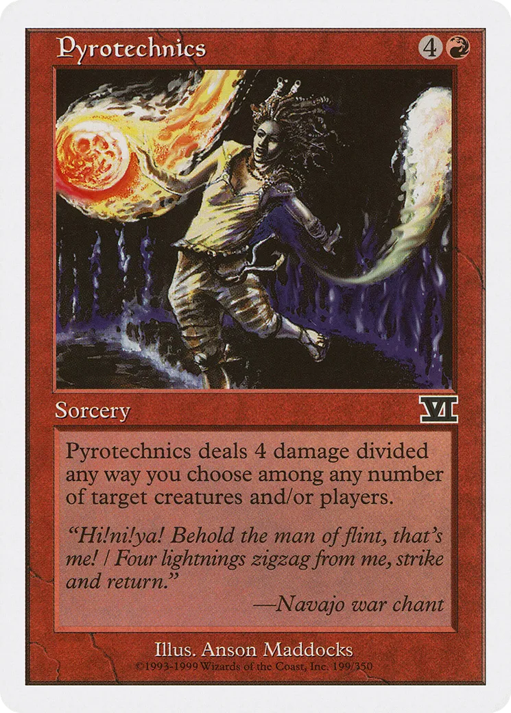 Pyrotechnics — Classic Sixth Edition — Magic: The Gathering
