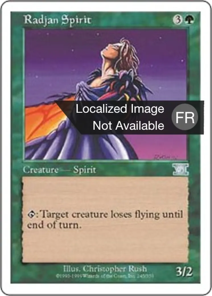 Esprit radjane from Classic Sixth Edition - Magic: The Gathering