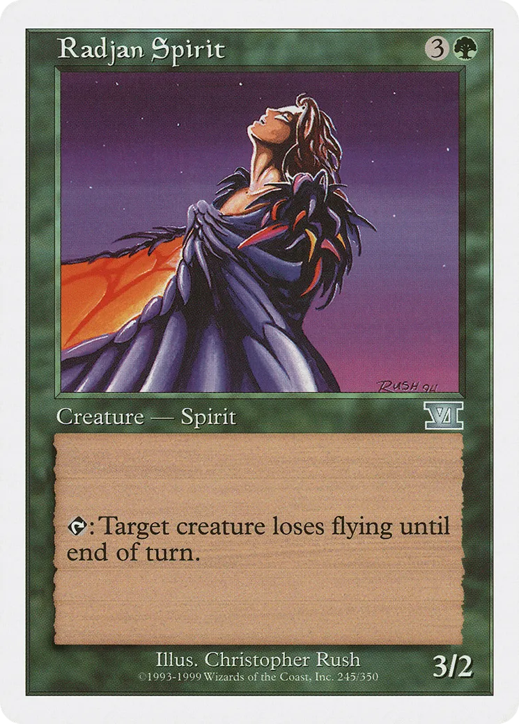 Esprit radjane — Classic Sixth Edition — Magic: The Gathering