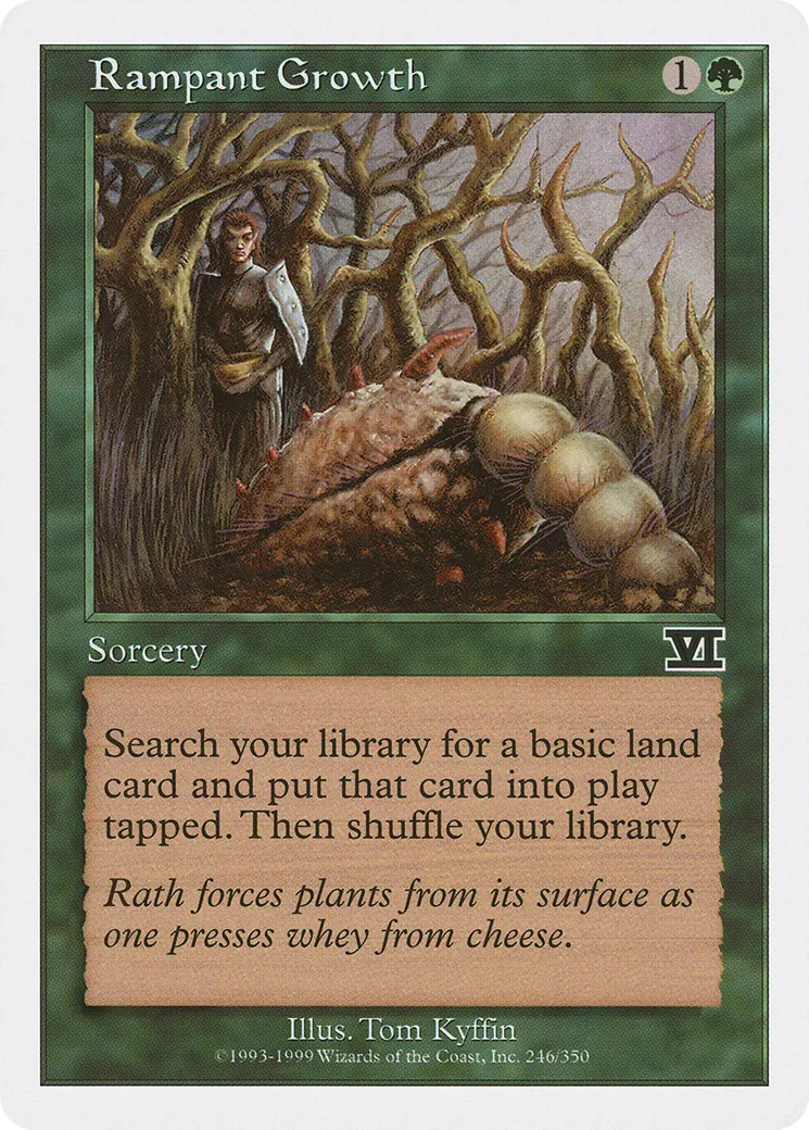 Rampant Growth — Classic Sixth Edition — Magic: The Gathering