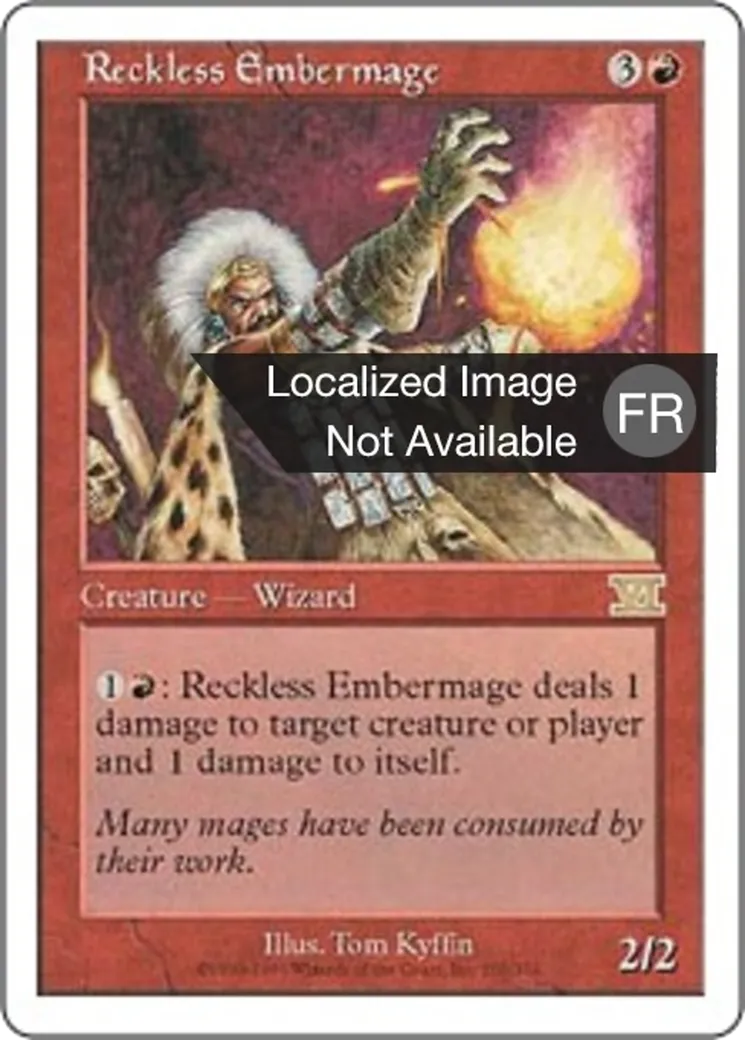 Brandemage téméraire — Classic Sixth Edition — Magic: The Gathering