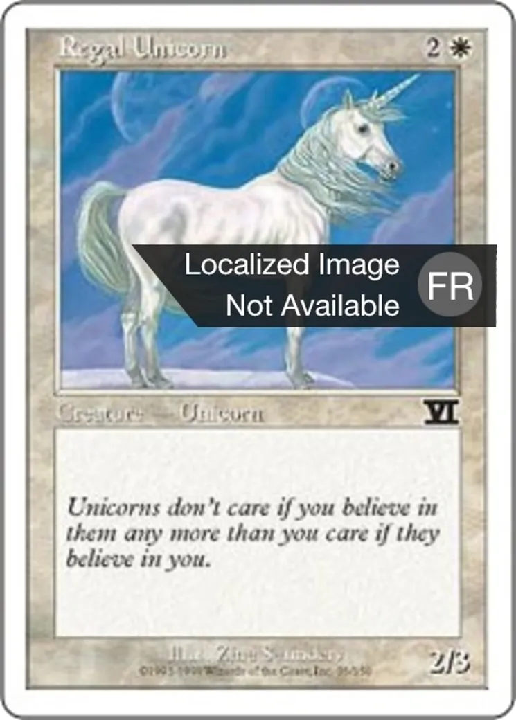 Licorne royale — Classic Sixth Edition — Magic: The Gathering