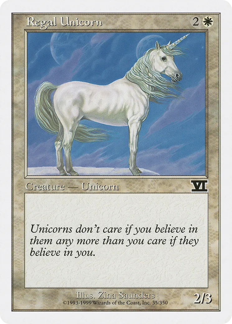 Licorne royale — Classic Sixth Edition — Magic: The Gathering