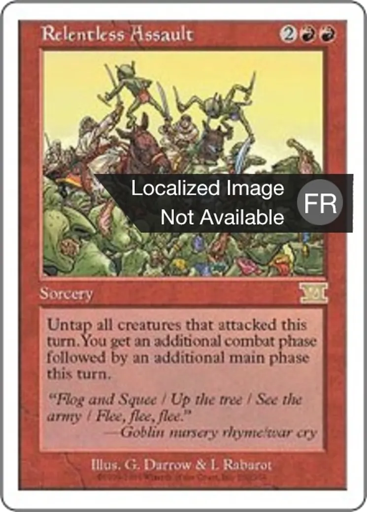 Assaut implacable — Classic Sixth Edition — Magic: The Gathering