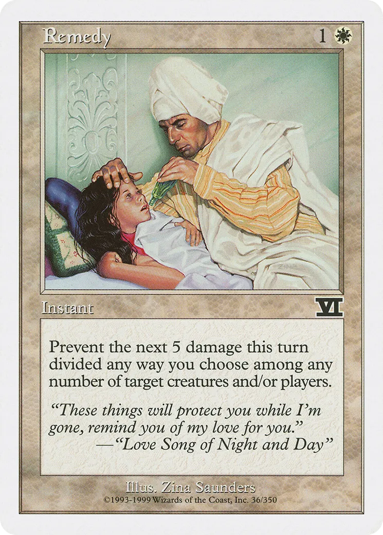 Remedy — Classic Sixth Edition — Magic: The Gathering