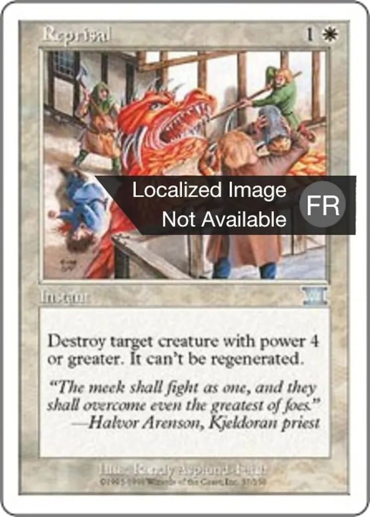 Représailles — Classic Sixth Edition — Magic: The Gathering