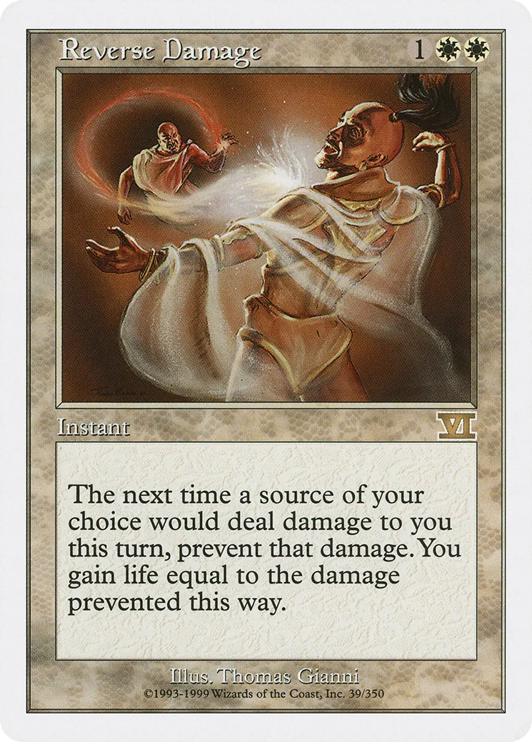 Reverse Damage — Classic Sixth Edition — Magic: The Gathering