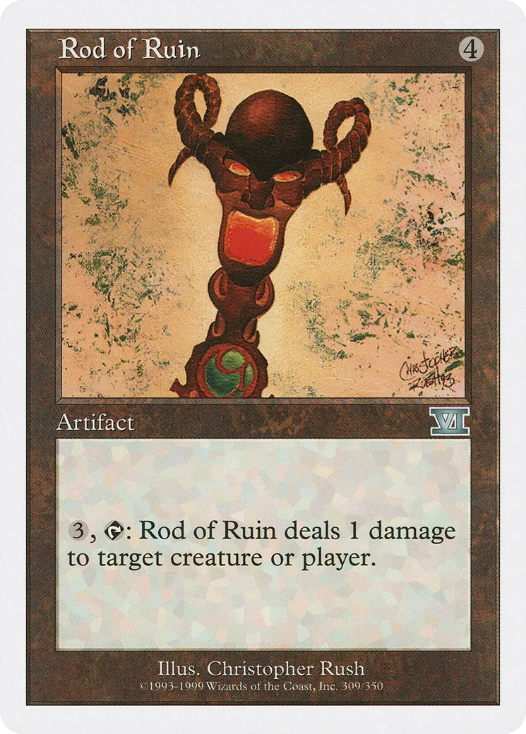 Rod of Ruin from Classic Sixth Edition - Magic: The Gathering