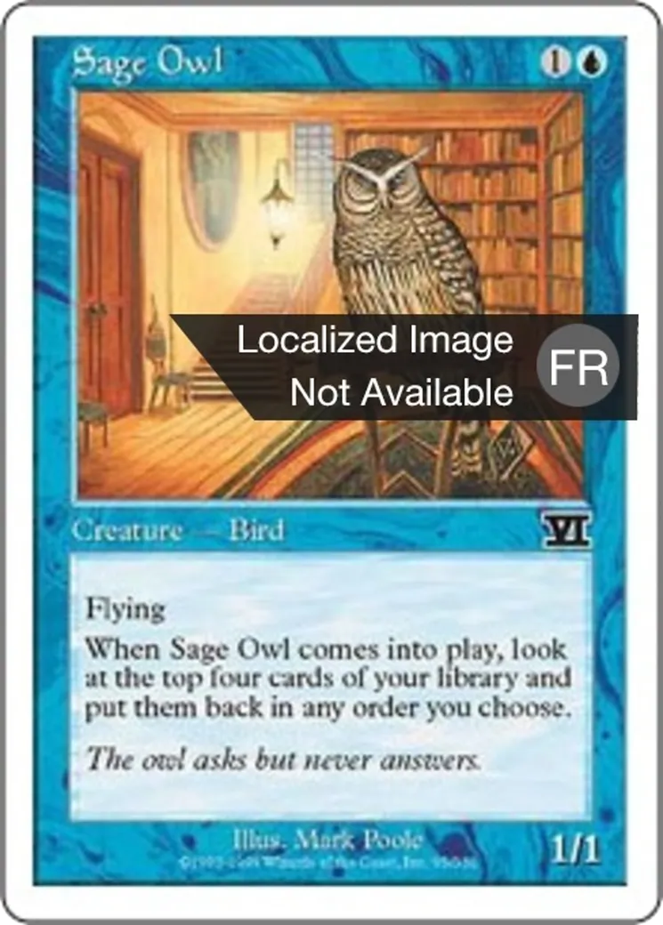 Hibou savant from Classic Sixth Edition - Magic: The Gathering