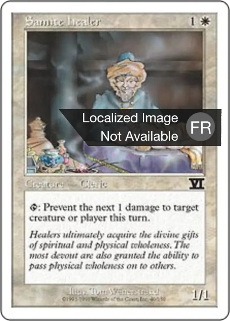 Guérisseur sanctif — Classic Sixth Edition — Magic: The Gathering