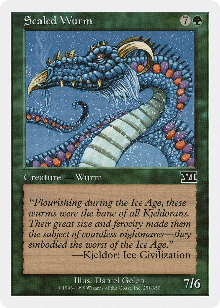 Scaled Wurm — Classic Sixth Edition — Magic: The Gathering