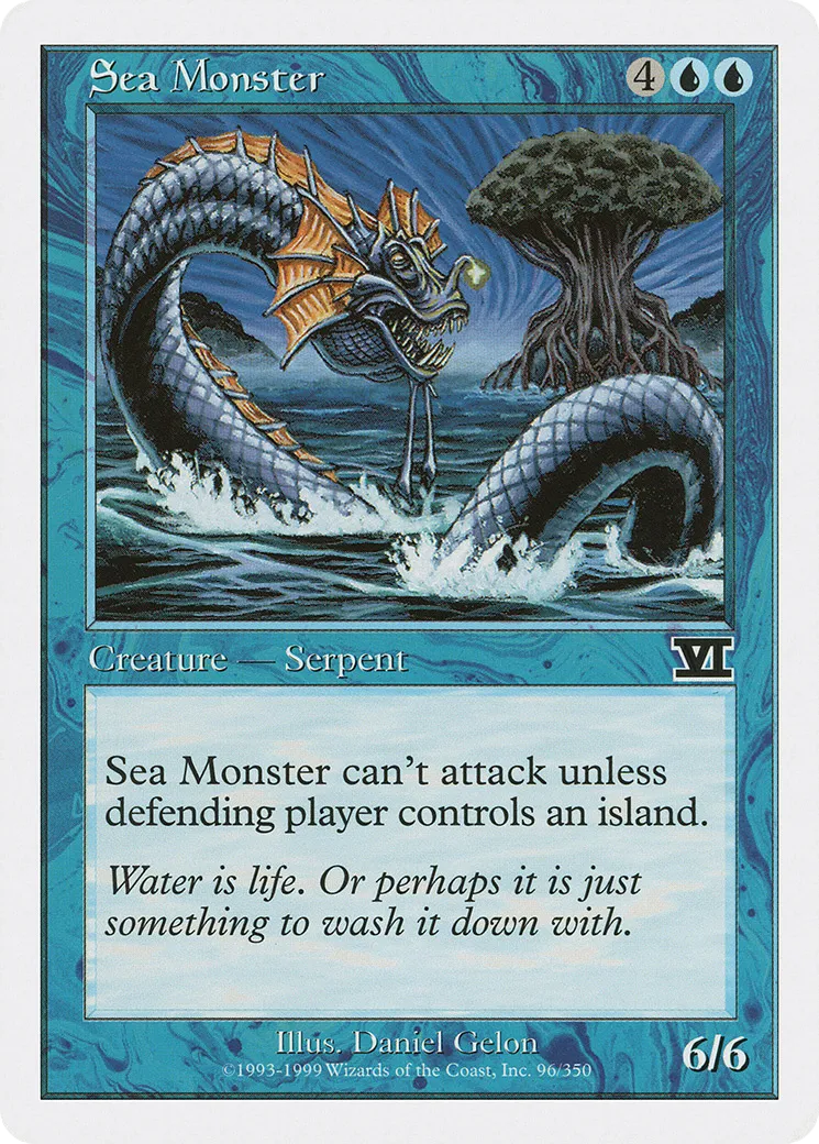Sea Monster — Classic Sixth Edition — Magic: The Gathering