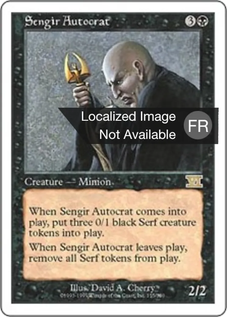 Autocrate sengien — Classic Sixth Edition — Magic: The Gathering
