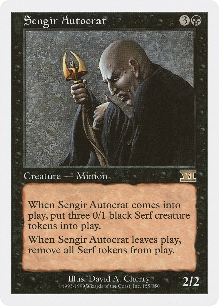 Sengir Autocrat — Classic Sixth Edition — Magic: The Gathering