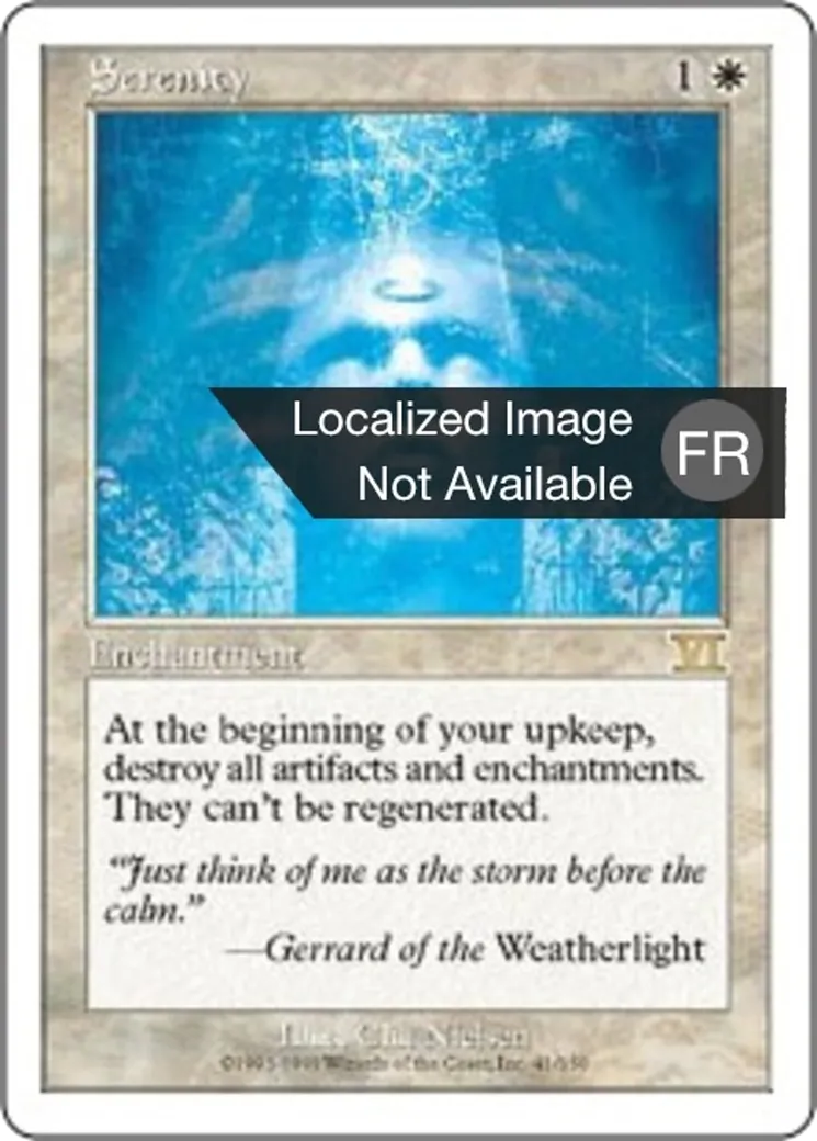 Sérénité — Classic Sixth Edition — Magic: The Gathering