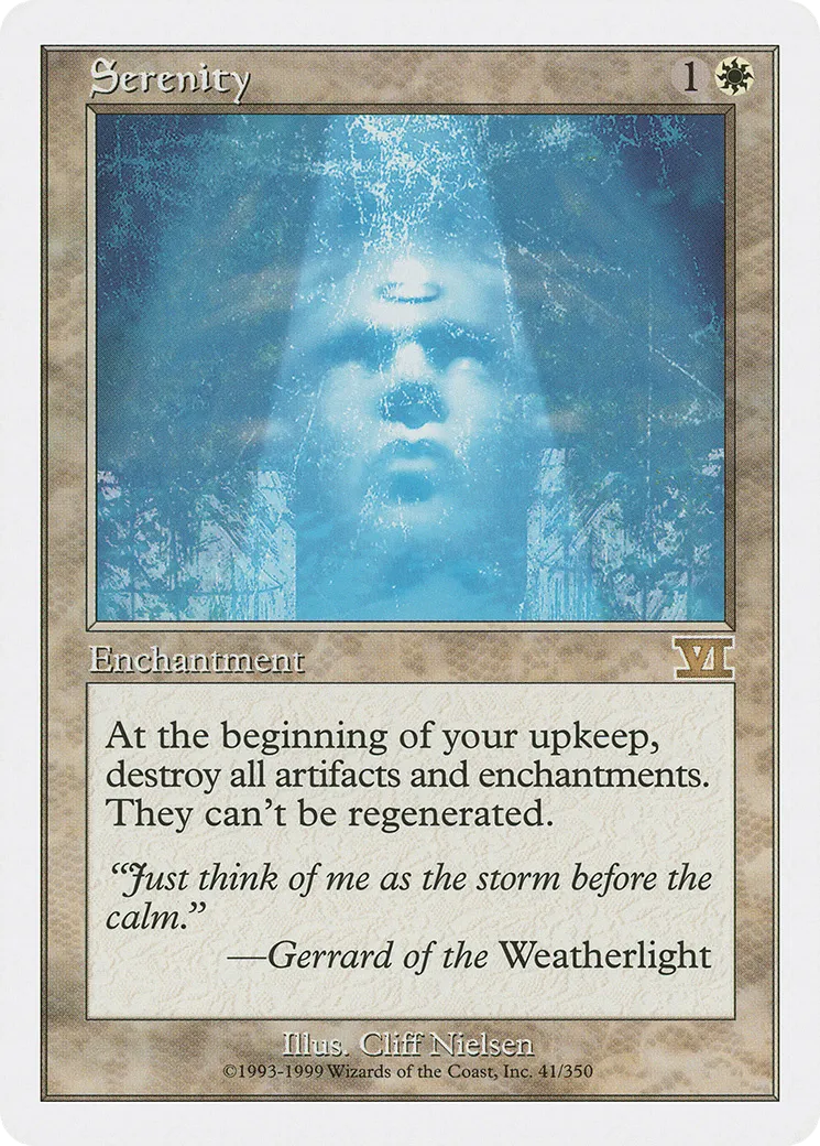 Serenity — Classic Sixth Edition — Magic: The Gathering