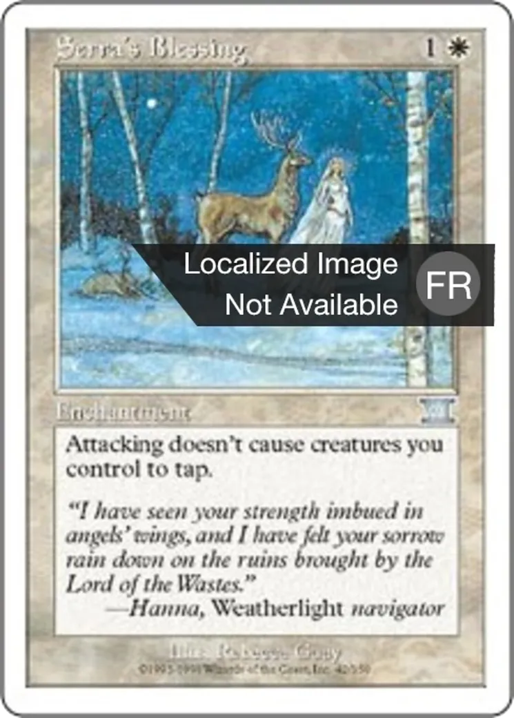 Bénédiction selon Serra from Classic Sixth Edition - Magic: The Gathering