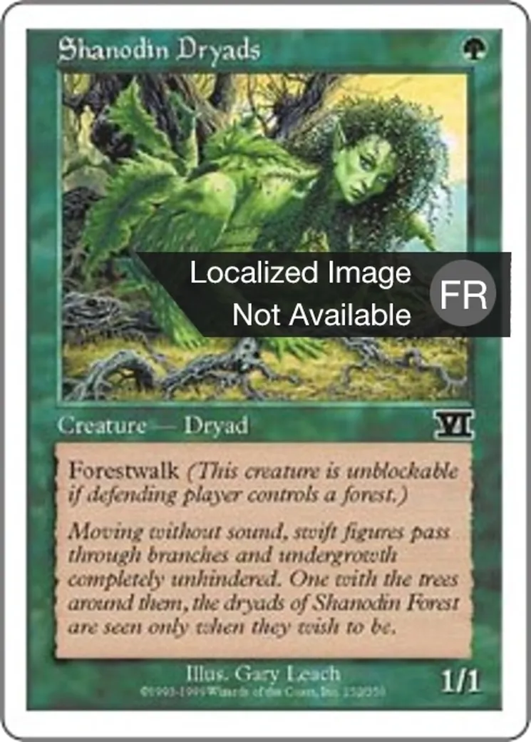 Dryades de Shanod — Classic Sixth Edition — Magic: The Gathering