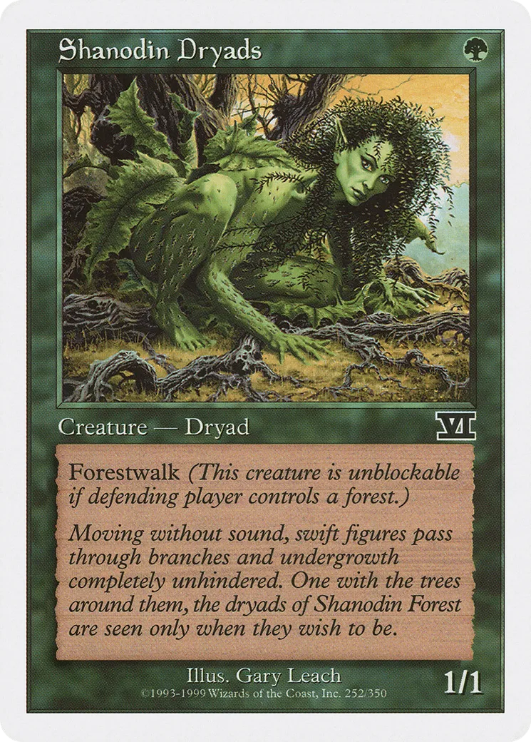 Shanodin Dryads — Classic Sixth Edition — Magic: The Gathering