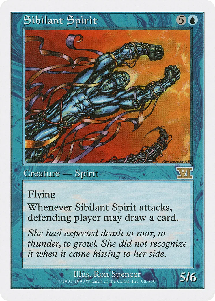 Sibilant Spirit — Classic Sixth Edition — Magic: The Gathering