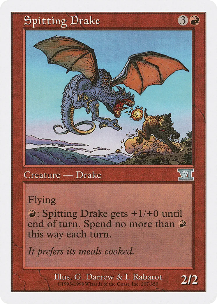 Drakôn cracheur — Classic Sixth Edition — Magic: The Gathering