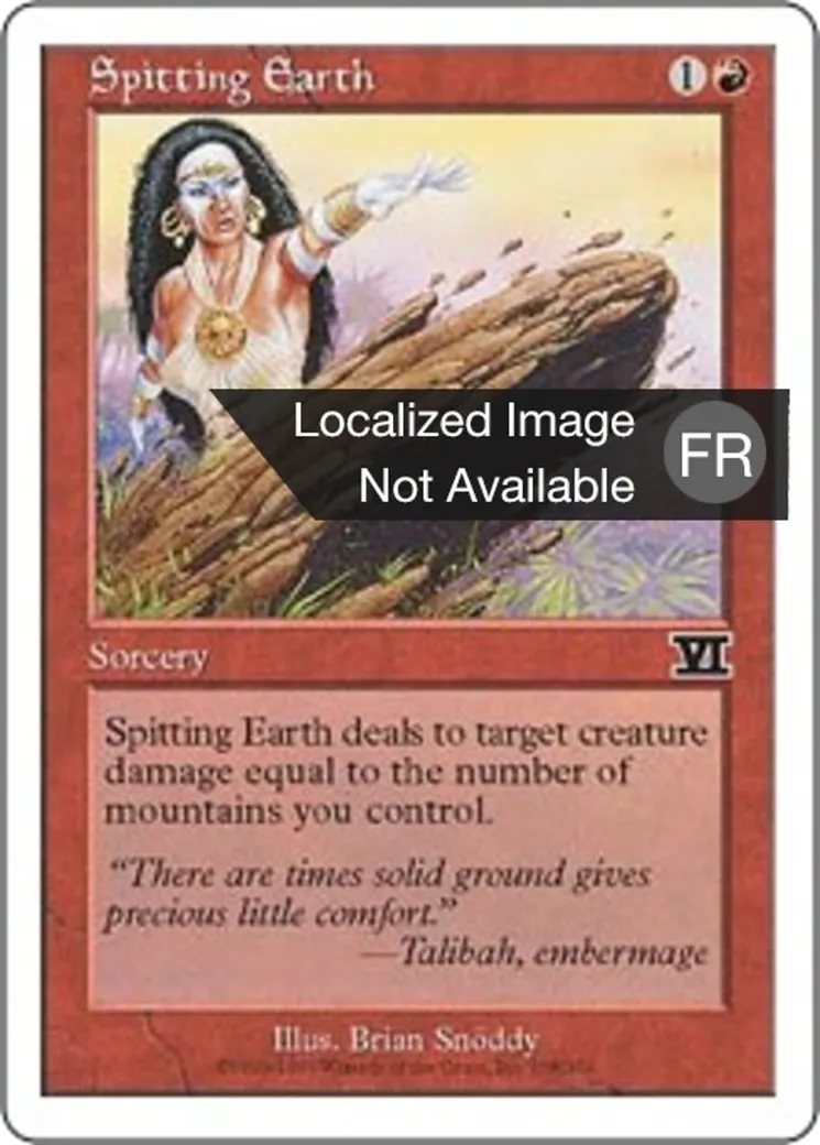 Expectoration tellurique — Classic Sixth Edition — Magic: The Gathering