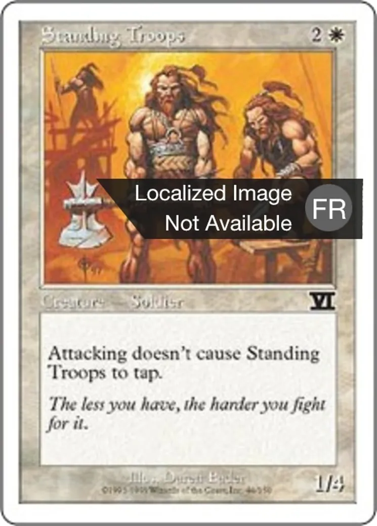 Troupes régulières — Classic Sixth Edition — Magic: The Gathering
