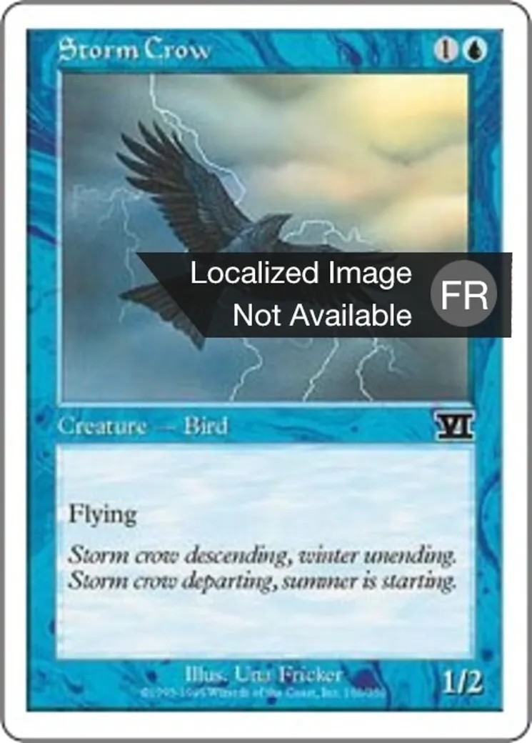 Corbeau de l'orage — Classic Sixth Edition — Magic: The Gathering