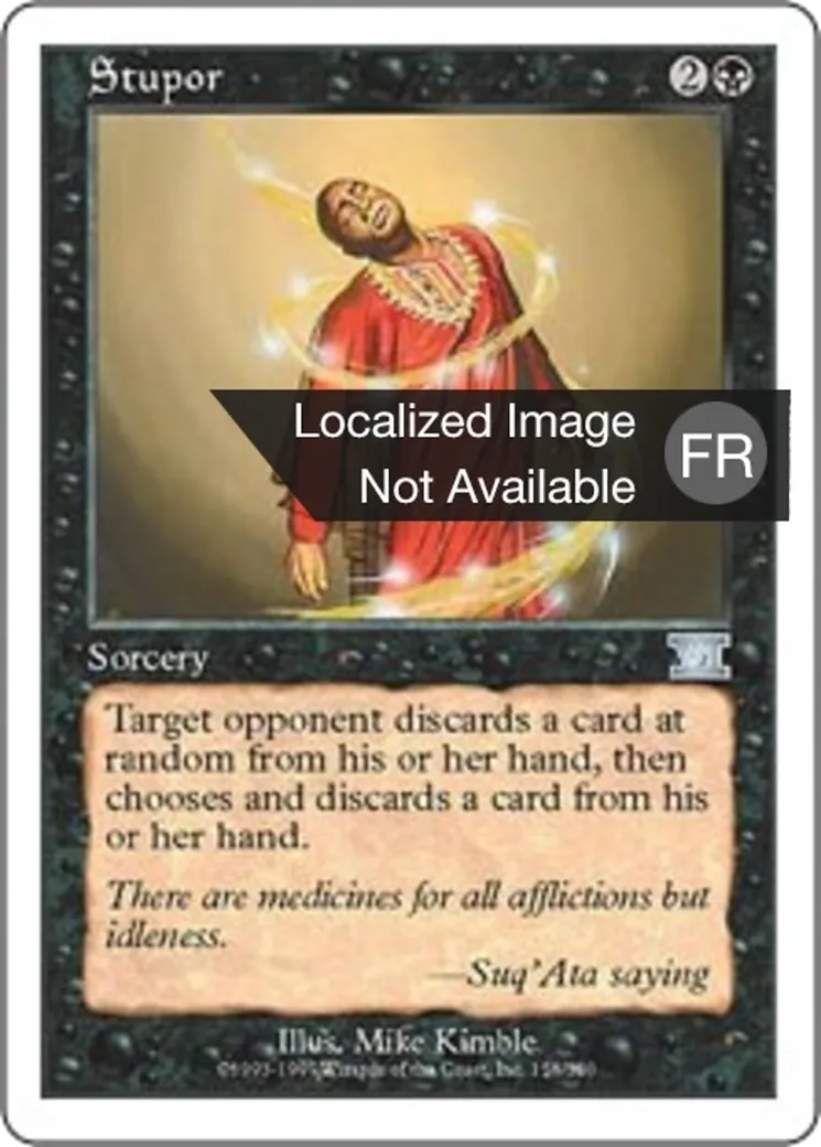 Stupeur — Classic Sixth Edition — Magic: The Gathering