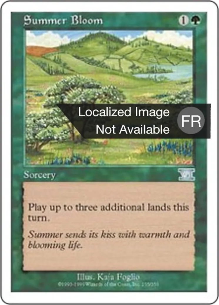 Floraison estivale — Classic Sixth Edition — Magic: The Gathering
