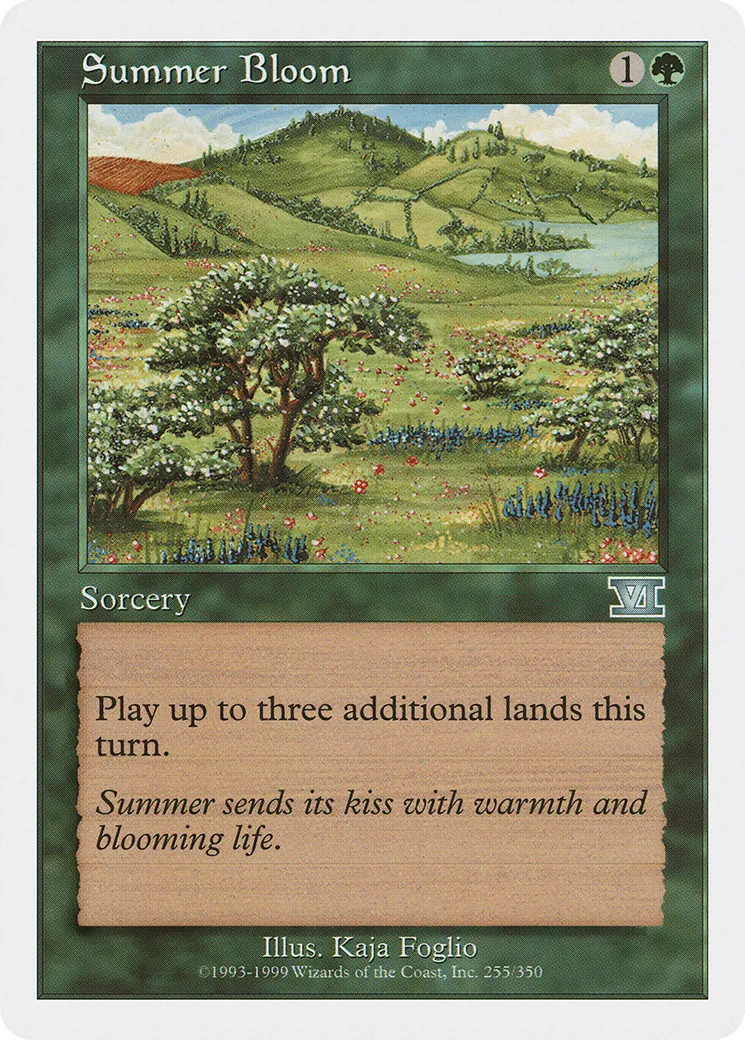 Summer Bloom — Classic Sixth Edition — Magic: The Gathering