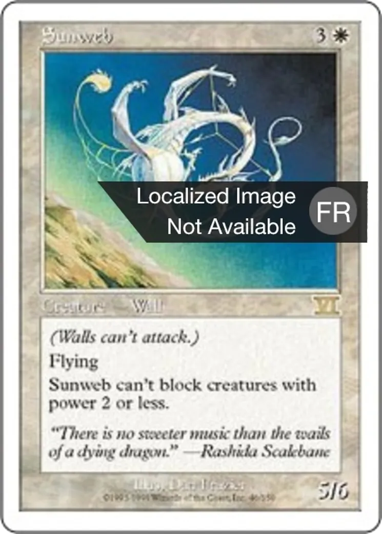 Toile solaire from Classic Sixth Edition - Magic: The Gathering