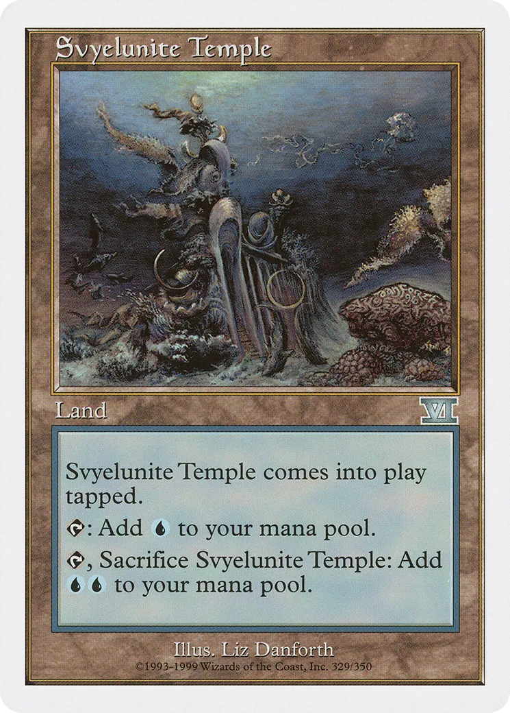 Svyelunite Temple — Classic Sixth Edition — Magic: The Gathering