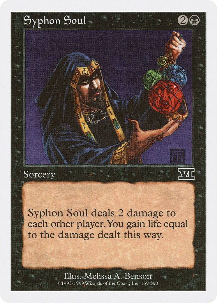 Syphon Soul — Classic Sixth Edition — Magic: The Gathering