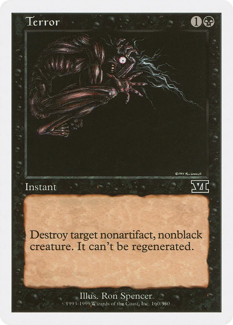 Terror — Classic Sixth Edition — Magic: The Gathering