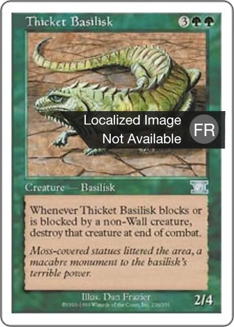 Basilic des halliers — Classic Sixth Edition — Magic: The Gathering