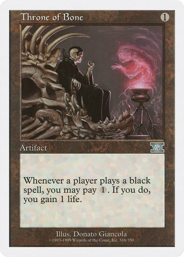 Throne of Bone from Classic Sixth Edition - Magic: The Gathering