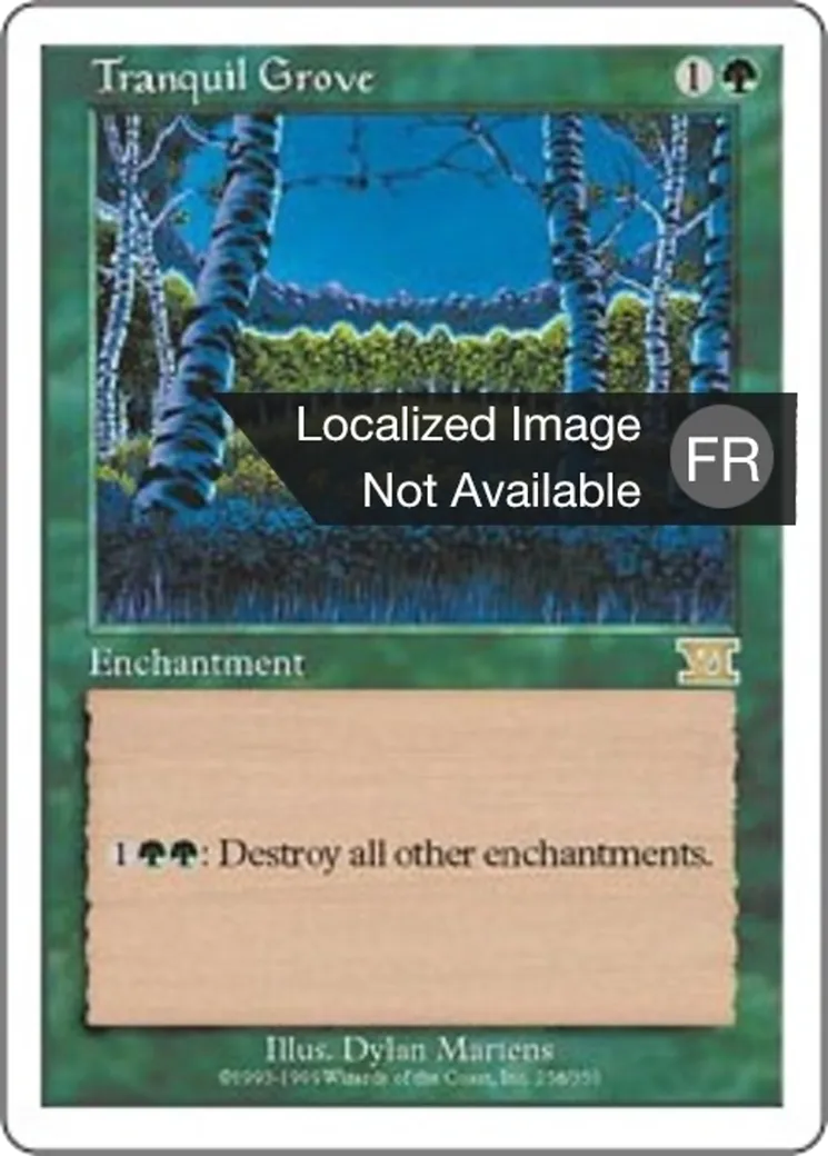 Bosquet tranquille from Classic Sixth Edition - Magic: The Gathering