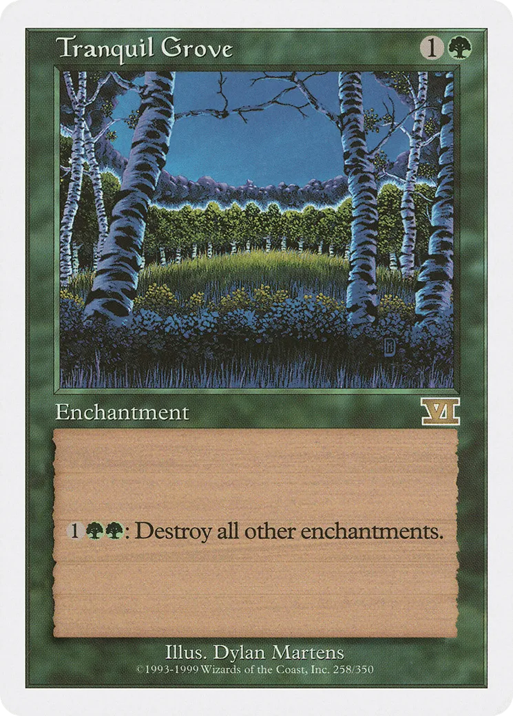 Tranquil Grove — Classic Sixth Edition — Magic: The Gathering