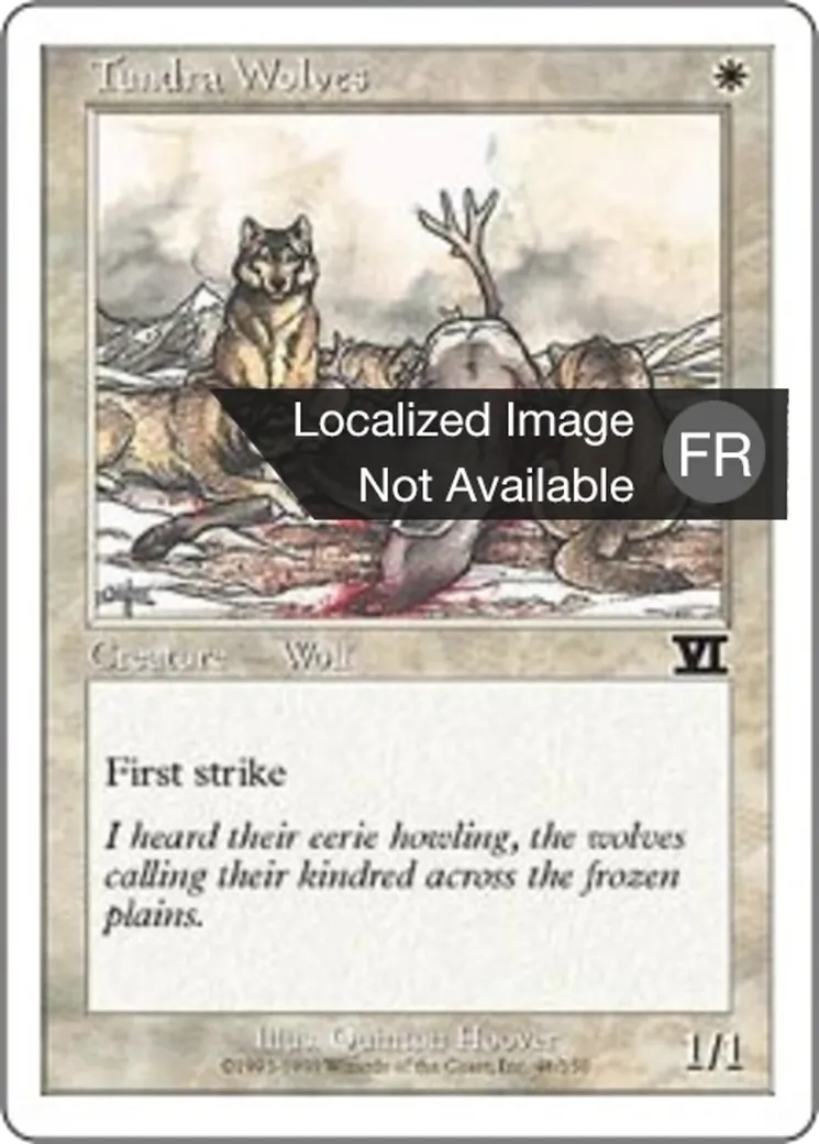 Loups de la toundra — Classic Sixth Edition — Magic: The Gathering