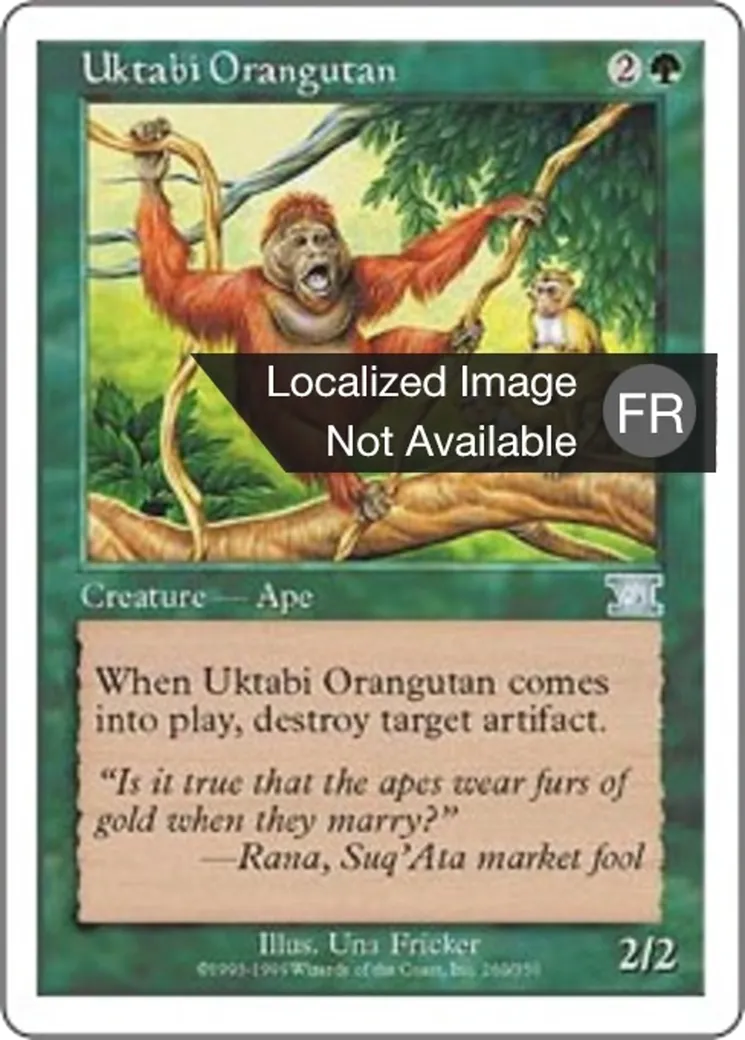 Orang-outang de l'Ouktabi — Classic Sixth Edition — Magic: The Gathering