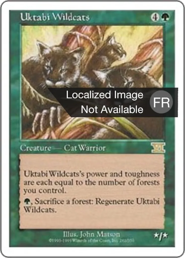 Chats sauvages de l'Ouktabi — Classic Sixth Edition — Magic: The Gathering