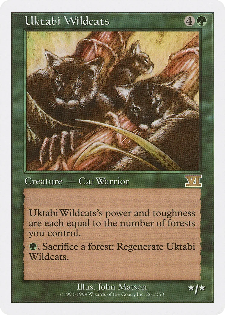 Uktabi Wildcats — Classic Sixth Edition — Magic: The Gathering