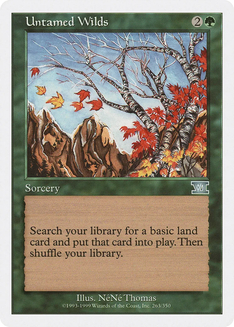 Étendues sauvages — Classic Sixth Edition — Magic: The Gathering