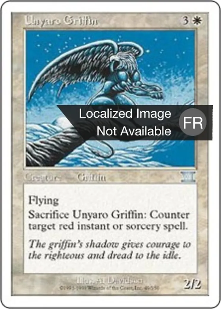 Griffon de l'ounyaro — Classic Sixth Edition — Magic: The Gathering
