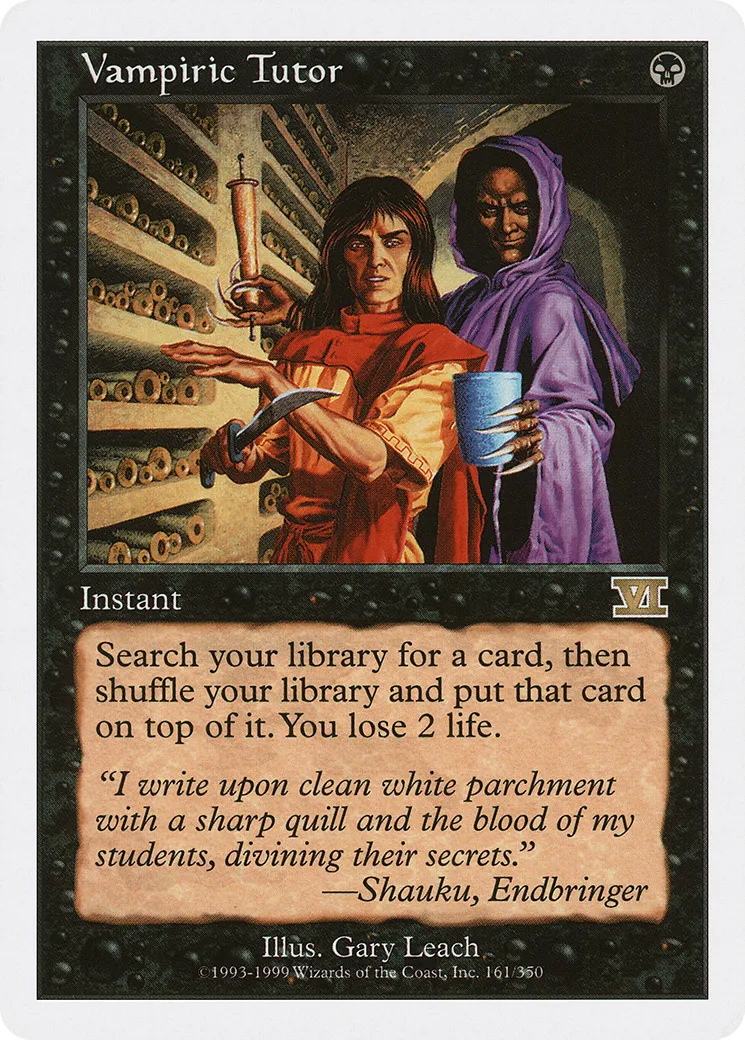 Vampiric Tutor — Classic Sixth Edition — Magic: The Gathering